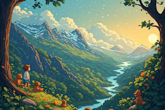 children book illustration and children book illustration