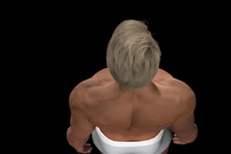 build realistic 3d metahuman hair, xgen hair, groom and braid hair