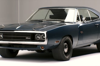 create photorealistic automotive 3d car models for unreal engine and roblox game