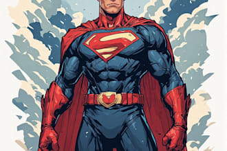 design a powerful superhero with a unique costume