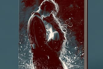 design romance book cover design