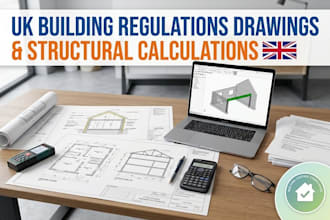 do UK planning permission building regulations drawings, structural calculations