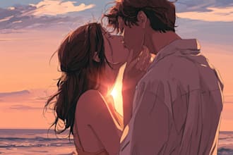 draw anime style nsfw fanart, ecchi and original characters