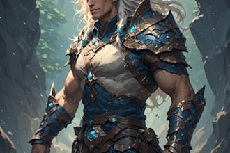 fantasy portraits and heroes