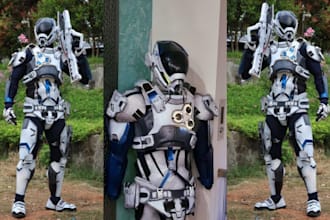 custom wearable cosplay creation anime game cosplay armor for halloween and con