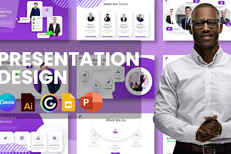 design course presentation, webinar slides, curriculum, ecourse, canva ppt