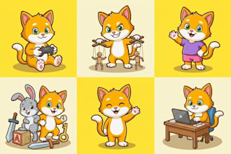 design a professional mascot, character, cartoon logo design