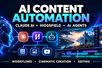 claude youtube automation claude higgsfield claude ai agent claude video editing