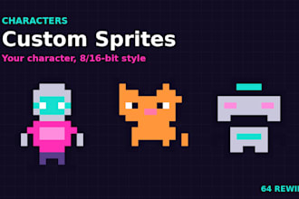 create custom retro pixel art, game sprites, and print ready wallpapers