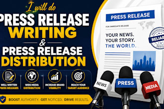 do press release writing and press release distribution