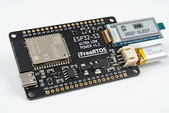 design ultra low power esp32 circuit boards and write freertos firmware
