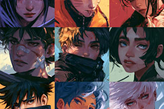 design anime character art