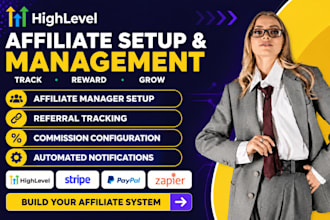 setup gohighlevel affiliate manager referral tracking commissions and campaigns
