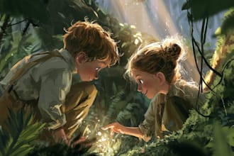 colorful educational book illustrations for young readers