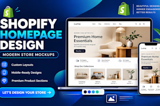 do homepage design shopify design website mockup shopify homepage