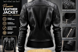 manufacture custom leather jackets for your clothing brand