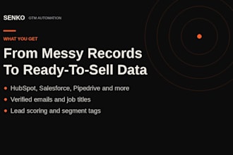 audit, clean and enrich your CRM data for your sales team