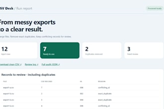 automate CSV merging cleanup and validation with python