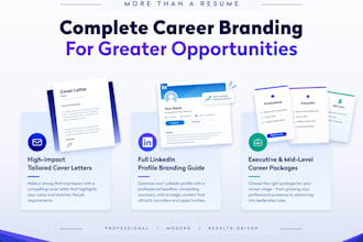 write you ats resume, custom designed CV, cover letter, linkedin profile