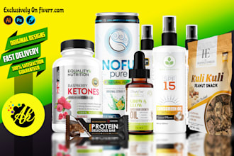 create perfect product label design for your product