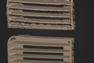 clean up your car or car parts 3d scan