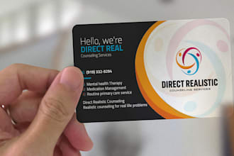 design a transparent crystal business card