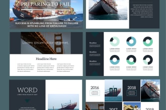 design a powerpoint presentation , lecture and webinar