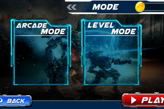 design game and design graphics ui, icons, screenshots