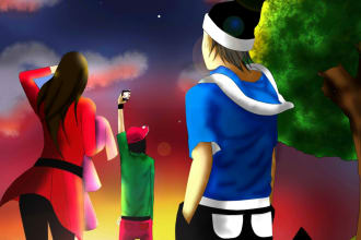 draw beautiful children storybook illustrations
