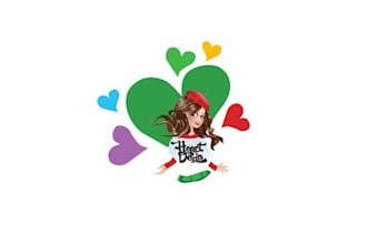 do creative heart desire logo for you with my on creativity