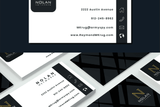 design luxury, professional business card design