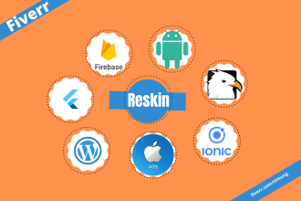 reskin setup any ionic app, codecanyon app
