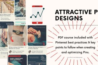 create pinterest pins design beautiful and professional pins