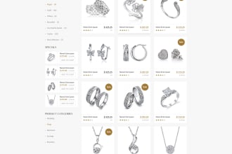 design your jewellery website