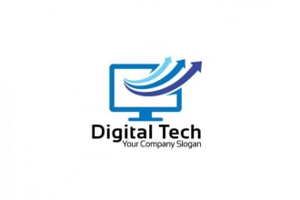 design unique computer and tech logo within 24 hours