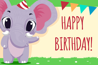 make cute animal illustrations