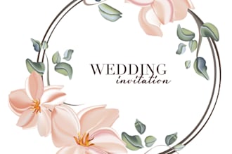create luxury wedding logo in high definition