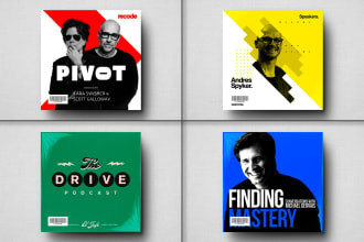 design professional podcast covers and podcast cover art