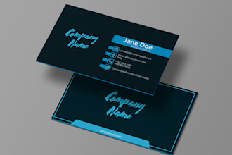 do stunning elegant business card design