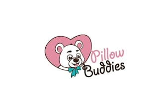 design wonderful pillows logo with unlimited revision