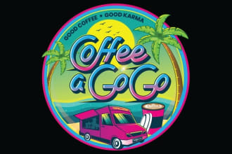 give a stunning food and drink logo design