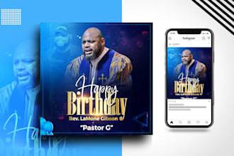 design event flyer, church or social media flyer