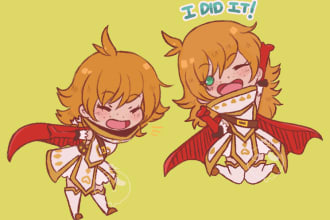 draw cute chibi art