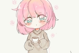 cute chibi anime art for you