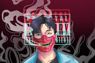make your profile pic to cool vektor