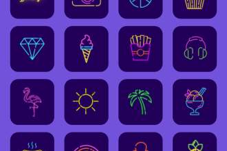 design custom icon set