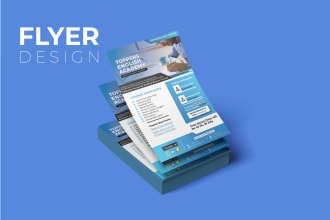 design educational, business flyer, poster, and letterhead