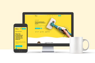 create a construction website for contractor electrician plumber cleaner