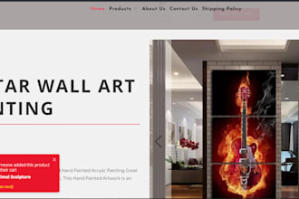 design a custom printable wall art store