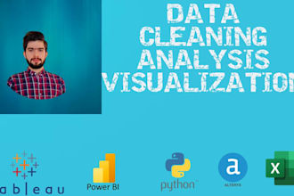 do eda data cleansing and visualization using python